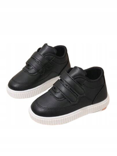 SHEIN CZARNE SPORTOWE BUTY DZIECIĘCE Z BIAŁĄ PODESZWĄ 21 11JC