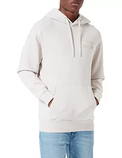 Replay Męska bluza z kapturem M6265, 019 jasnoszara, 3XL - Bluzy męskie - miniaturka - grafika 1