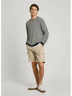 Spodenki męskie - Pepe Jeans Bojówki w kolorze beżowym - miniaturka - grafika 1