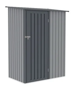 Szopa narzędziowa KENT 143x89cm Light Grey, stalowa, wentylowana, kompaktowy magazyn na narzędzia i akcesoria ogrodowe Hardmaister - Altany ogrodowe - miniaturka - grafika 1