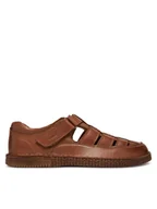 Sandały męskie - Go Soft Sandały DANY-02 MI18 Brązowy - miniaturka - grafika 1