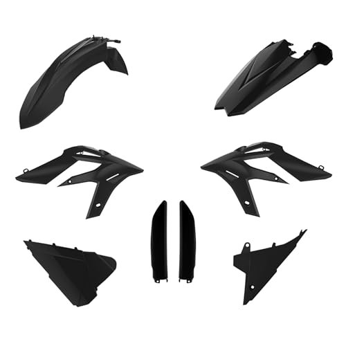 POLISPORT 91559 - kompletny zestaw z tworzywa sztucznego (z osłoną widelca) BETA czarny