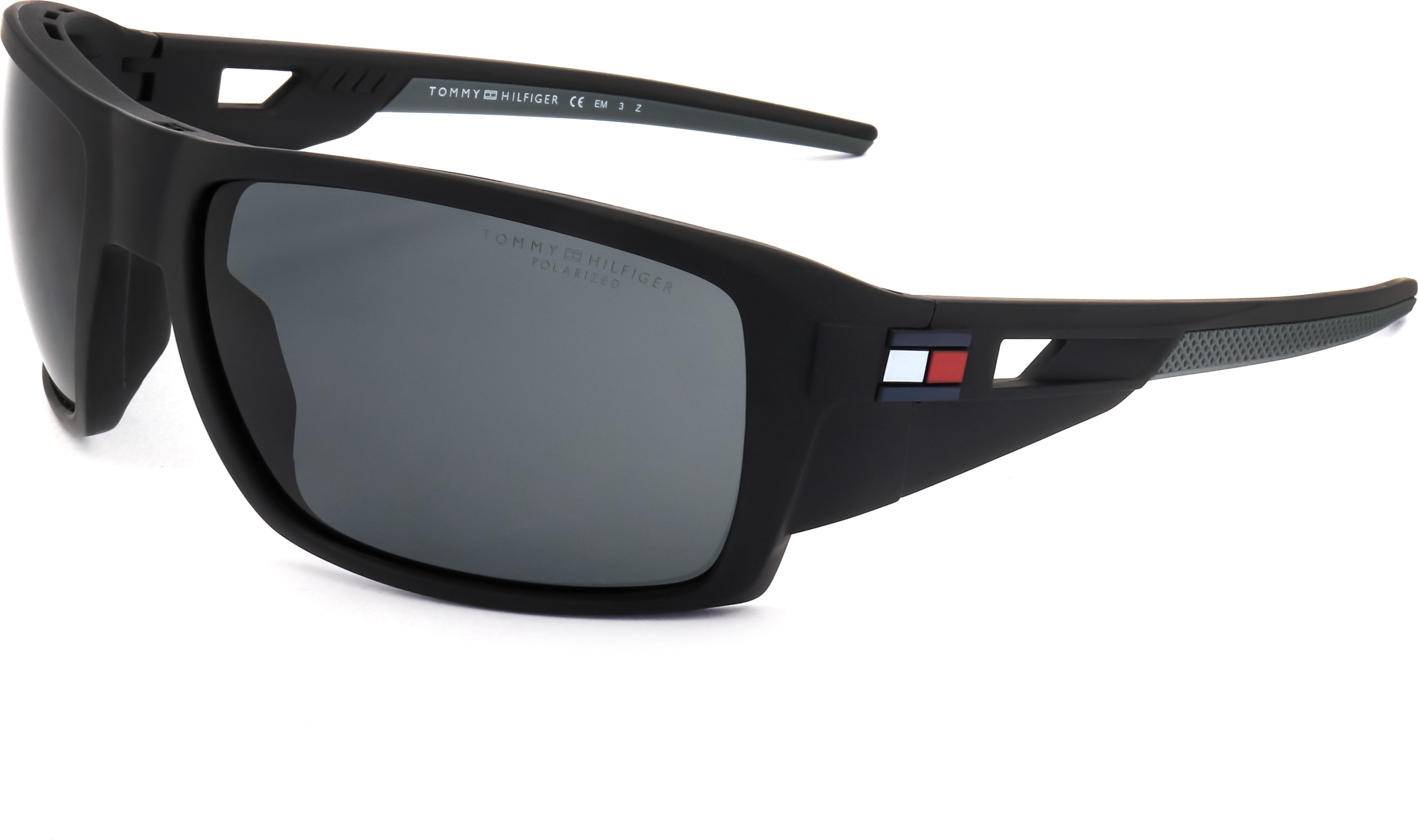 Męskie okulary przeciwsłoneczne Tommy Hilfiger TH 1911/S 003 MATTE BLACK 62/18/120