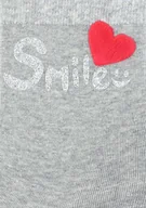 Skarpetki damskie - SKARPETY MARILYN DAMSKIE SMILE LOVE (kolor navy-blue, rozmiar 38-40) - miniaturka - grafika 1