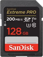 Karty pamięci - SanDisk SDXC 128GB Extreme Pro 200/90 MB/s V30 UHS-I U3 - miniaturka - grafika 1