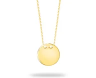 Łańcuszki - ZŁOTY ŁAŃCUSZEK CELEBRYTKA NASZYJNIK GRAWER 333 - miniaturka - grafika 1