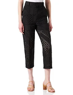 Just Cavalli Spodnie damskie Donna, czarny, 32 PL - Spodnie damskie - miniaturka - grafika 1