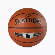 Koszykówka - Piłka do koszykówki Spalding Silver TF pomarańczowa rozmiar 7 - miniaturka - grafika 1