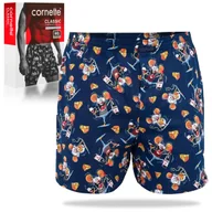 Majtki męskie - CORNETTE Bokserki Męskie CLASSIC 001/176 Bawełniane Rozmiar L - miniaturka - grafika 1