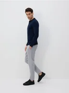 Spodnie męskie - Reserved - Spodnie chino slim fit - jasnoszary - miniaturka - grafika 1