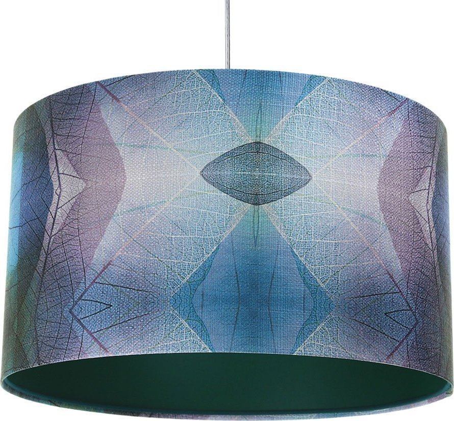 Lampa wisząca Lumes Zielona elegancka lampa wisząca nad stół - S389-Kerva