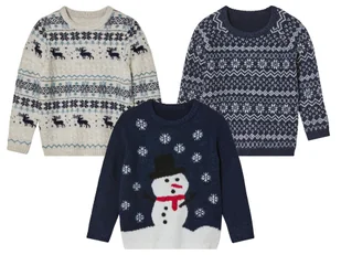 lupilu® Sweter chłopięcy świąteczny - Swetry dla chłopców - miniaturka - grafika 1