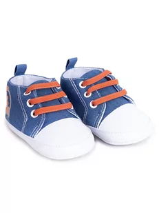 Buciki niemowlęce niechodki gumki trampki z lewkiem 6-12 miesięcy - Buty dla dziewczynek - miniaturka - grafika 1