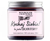 Świece - Kochaj Siebie! Świeca Sojowa Zapachowa 120Ml Super Prezent W Szkle - miniaturka - grafika 1