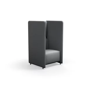 Fotel CLEAR SOUND, 1-osobowy, tkanina Pod CS, srebrnoszary - Inne meble biurowe - miniaturka - grafika 1