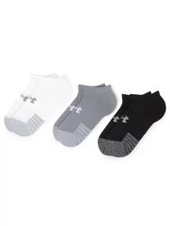 Skarpetki sportowe męskie - Under Armour Skarpetki UA Heatgear NS Czarne/Białe/Szare M 1346755035 M - grafika 1