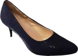 BnW Skórzane granatowe czółenka Filipczyk o tęgości H - Czółenka BnW Skórzane granatowe czółenka Filipczyk o tęgości H - Czółenka - miniaturka - grafika 1