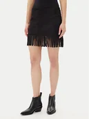 Spódnice - Noisy May Spódnica z imitacji skóry Abby 27033111 Czarny Regular Fit - miniaturka - grafika 1