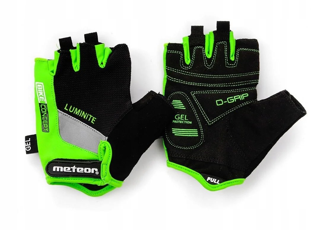 RĘKAWICZKI ROWEROWE NA ROWER KRÓTKIE METEOR GEL GX31 XXL żelowe elastyczne