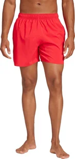 Spodenki kąpielowe męskie adidas Solid CLX Short-Length czerwone JC9919 2XL - Kąpielówki męskie - miniaturka - grafika 1