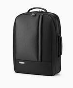 Plecaki - PUCCINI Czarny plecak z kieszenią na laptopa - miniaturka - grafika 1