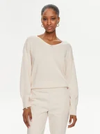 Swetry damskie - Morgan Sweter 241-MOLLI Écru Regular Fit - miniaturka - grafika 1
