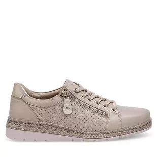 Sneakersy Go Soft WI16-BECA-01 Beżowy - Półbuty damskie - miniaturka - grafika 1