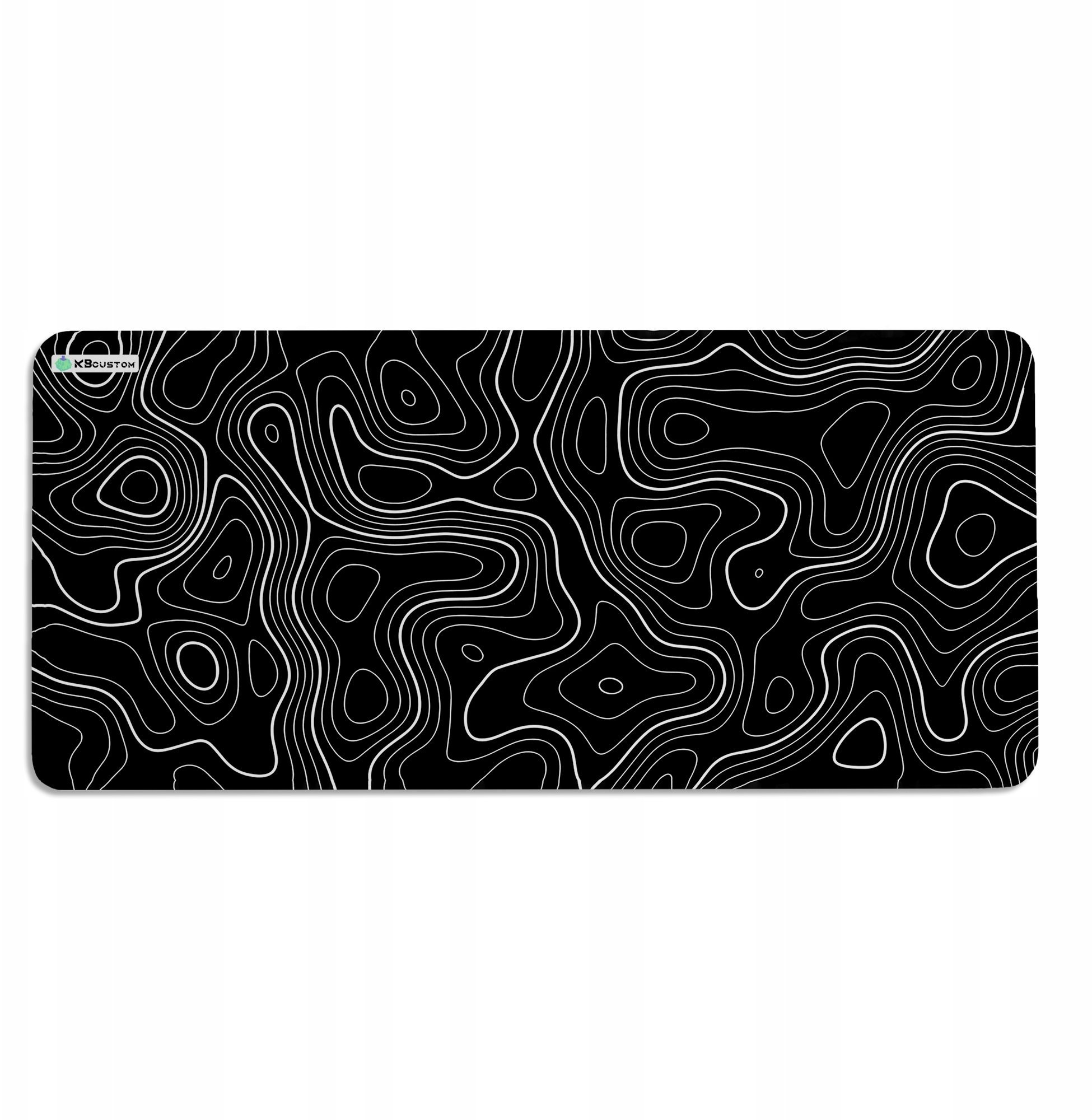 Podkładka KBcustom DUŻA PODKŁADKA POD MYSZKĘ MYSZ 90x40 XXXL KBcustom Dla Graczy Faza V2 Black