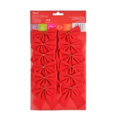 Decoupage - ARPEX Kokardy na choinkę pojedyncze czerwone op. 12szt. . - miniaturka - grafika 1