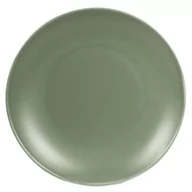 Pozostałe akcesoria kuchenne - Talerz deserowy płaski płytki ceramiczny talerzyk na desery zielony alfa 21,5 cm kod: O-128478  - miniaturka - grafika 1