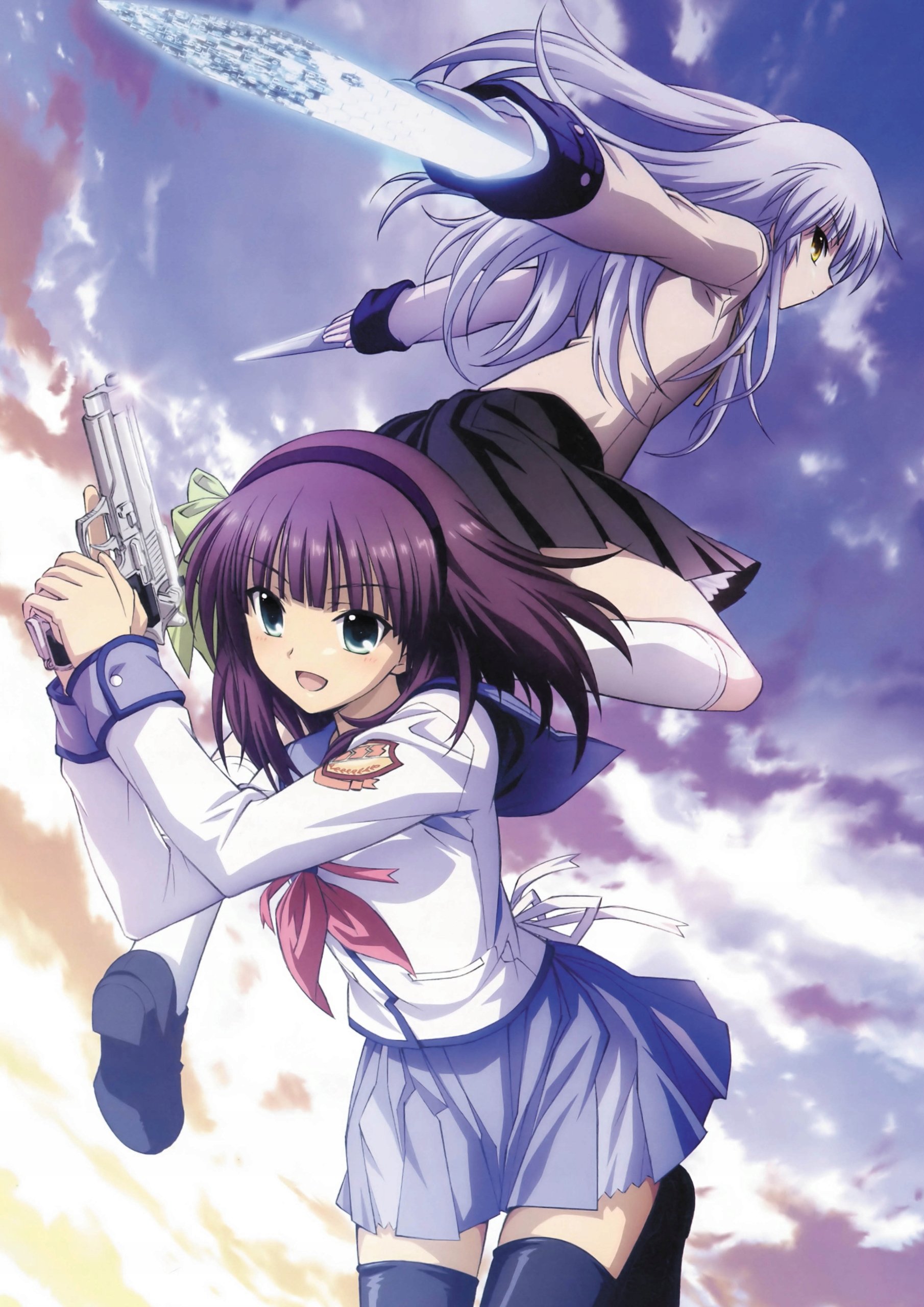 Plakat A3 anime manga Angel Beats