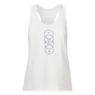 Kamizelki damskie - Reebok Damska kamizelka z grafiką do biegania, niebieska, M, NIEBIESKI, L - miniaturka - grafika 1