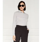 Swetry damskie - Calvin Klein Wełniany kardigan | Shaped fit - miniaturka - grafika 1