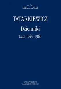Dzienniki T.1 Lata 1944-1960 Władysław Tatarkiewicz - Pamiętniki, dzienniki, listy - miniaturka - grafika 1