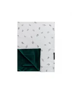 Koce i narzuty dla dzieci - Lulumi Kocyk niemowlęcy 75x100cm Cactus butelkowa zieleń - miniaturka - grafika 1