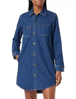 Koszulki i topy damskie - Lee Damska koszulka Unionall Casual Dress, niebieski, M - grafika 1