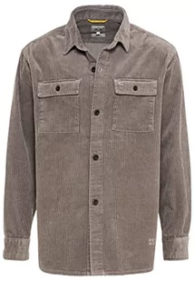 Camel Active Męska Koszula 409134/8S44, Szary Stone Grey, L - Koszule męskie - miniaturka - grafika 1