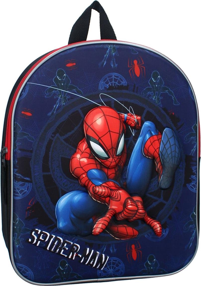 Plecak Spiderman 3D Plecak szkolny z dużą komorą główną i regulowanymi paskami na ramiona