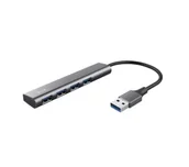 Huby USB - Trust Halyx 4xUSB 3.2 Szary - miniaturka - grafika 1