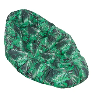 Patio Poduszka na fotel wiszący Oval 100 x 144 cm monstera - Poduszki ogrodowe - miniaturka - grafika 1