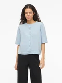 Swetry damskie - Vila Kardigan "Viliga" w kolorze błękitnym - miniaturka - grafika 1