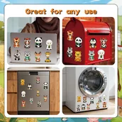 Akcesoria i części do zmywarek - TEMU Płaski zestaw magnesów 2D, 10 sztuk, zwierzęta, dekoracja domu z różnymi wzorami zwierząt, idealne do dekoracji domu, szkoły, na imprezy i - miniaturka - grafika 1