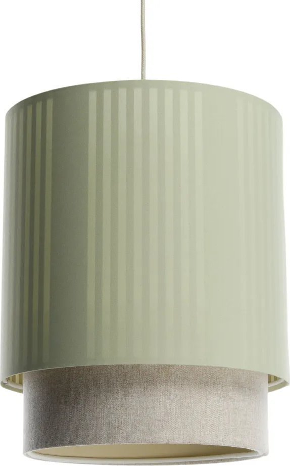 Lampa wisząca DUO LAMI LINE 30 zielona/beżowa BPS KONCEPT