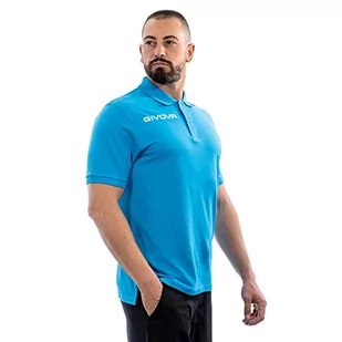Givova Męska koszulka polo Summer, niebieska, XS MA005 - Koszulki męskie - miniaturka - grafika 1