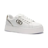 Moda i Uroda OUTLET - Liu Jo Skórzane sneakersy PRETTY 06 - miniaturka - grafika 1