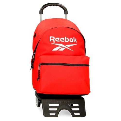 Reebok Boston Plecak szkolny z wózkiem Czerwony 31x44x17,5 cms Poliester 23,87L by Joumma Bags, Czerwony, plecak szkolny na kółkach
