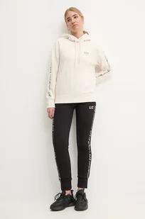 EA7 Emporio Armani dres damski kolor beżowy TJQLZ.8NTV58 - Dresy damskie - miniaturka - grafika 1
