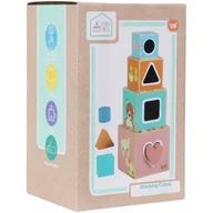 Układanki dla dzieci - Kostki drewniane sortery 4 szt. E01.068.1.1 - miniaturka - grafika 1