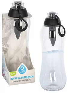 Butelka Filtrująca Dafi Soft 0,5L +1 Filtr Czarna Antracyt - Butelki filtrujące - miniaturka - grafika 1