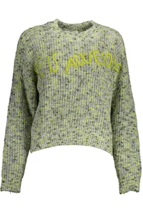 DESIGUAL ZIELONY SWETER DAMSKI - Swetry damskie - miniaturka - grafika 1